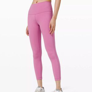 Pink Lululemon Wunder Under Leggings